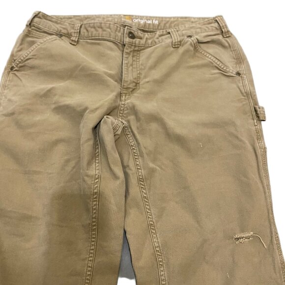Carhartt Original Fit Pants – Khaki (Size 8 Short) - Picture 3 of 5